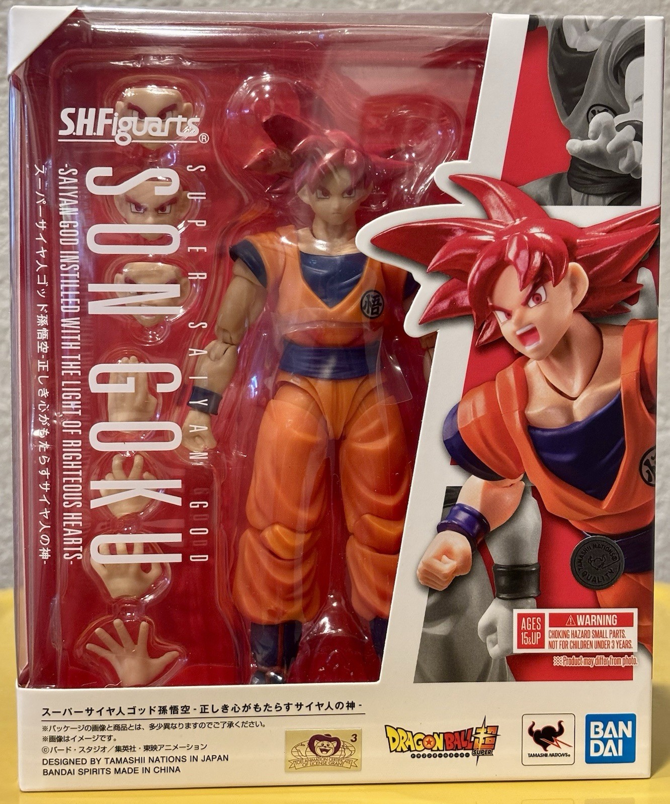 Super Saiyan God Son Goku (Saiyan God Instilled with the Light of Righteous Hearts)